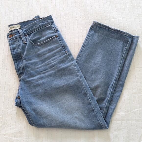 Madewell Straight Leg Jeans - Medium Blue - Picture 2 of 9